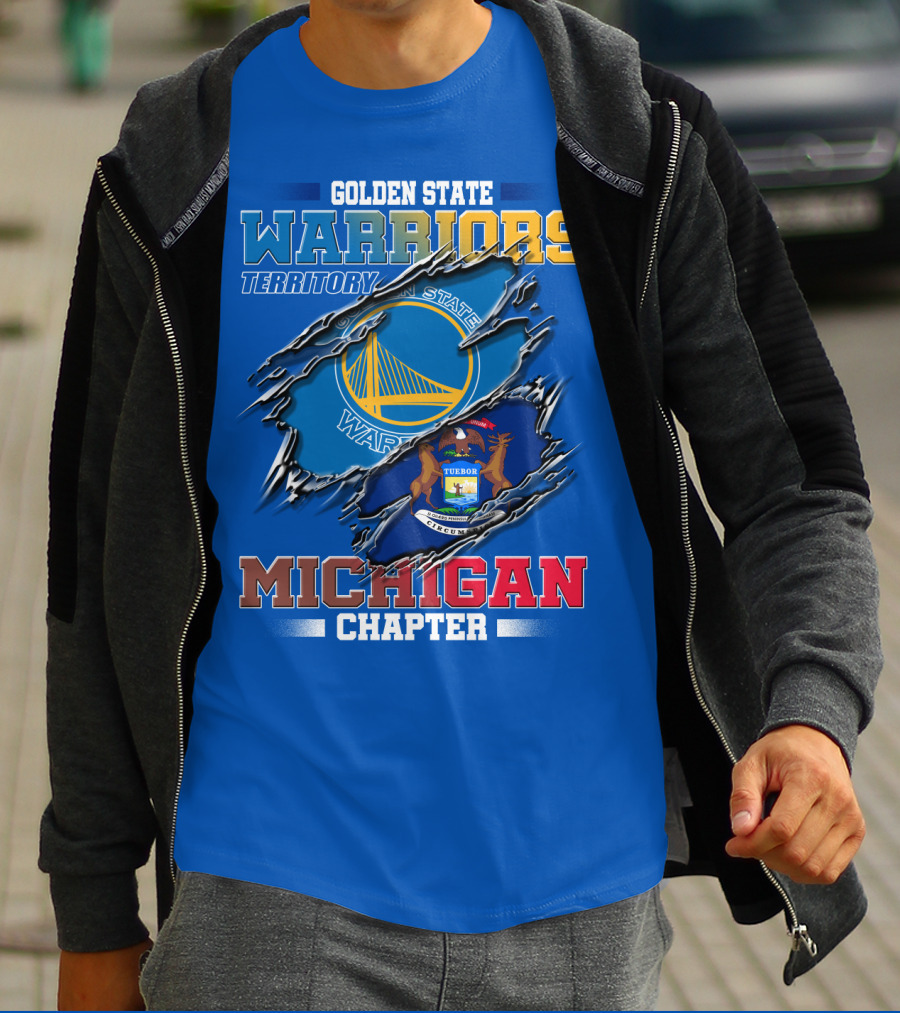 Golden State Warriors Territory Michigan Chapter T-Shirt