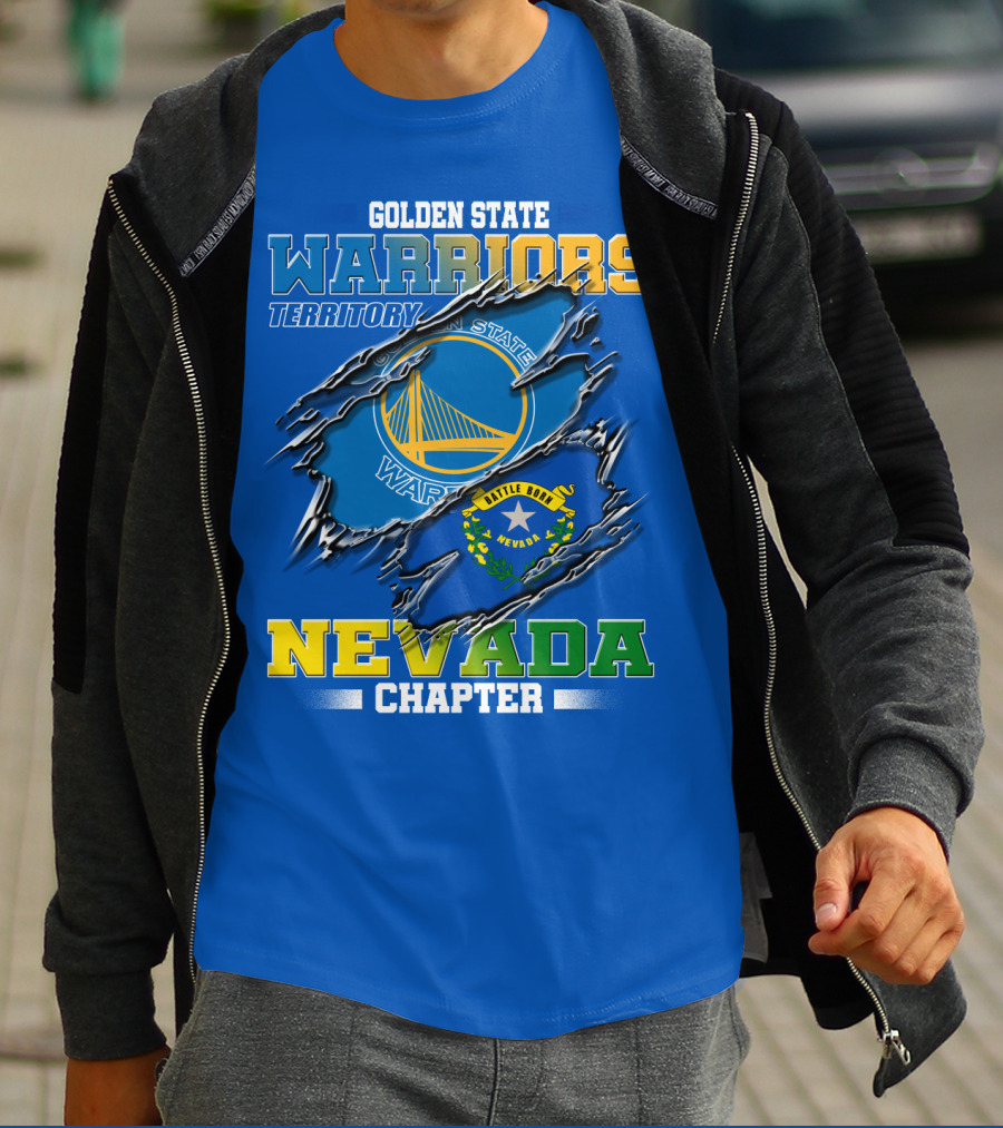 Golden State Warriors Territory Nevada Chapter Battle Born T-Shirt