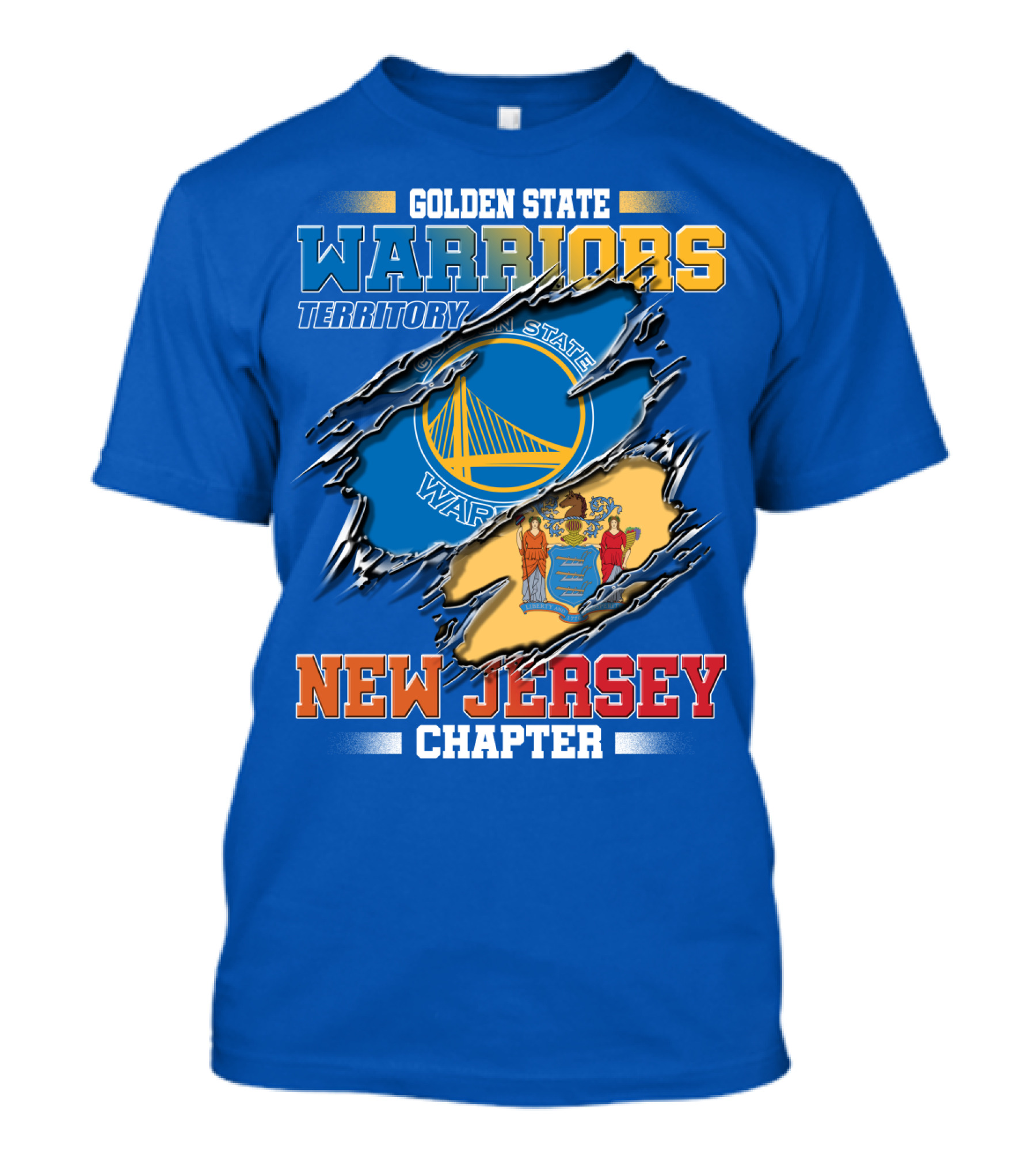 Golden State Warriors Territory New Jersey Chapter T-Shirt