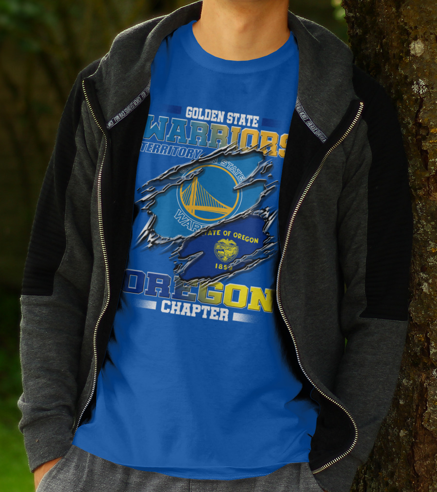 Golden State Warriors Territory State Of Oregon Chapter 1859 T-Shirt
