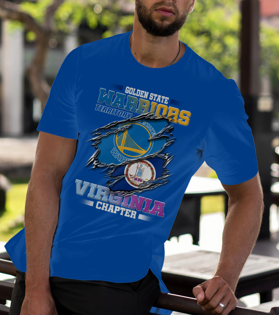 Golden State Warriors Territory Virginia Chapter T-Shirt