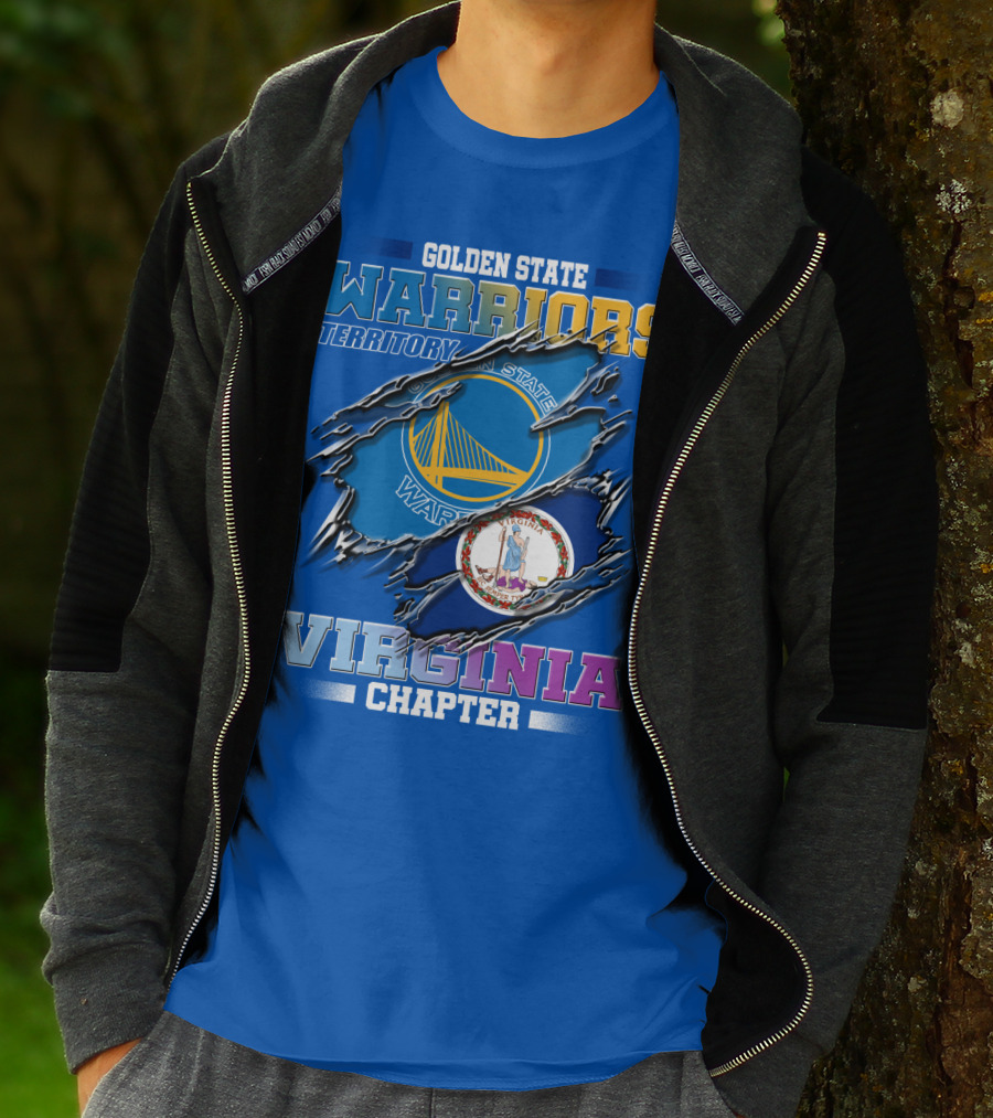 Golden State Warriors Territory Virginia Chapter T-Shirt