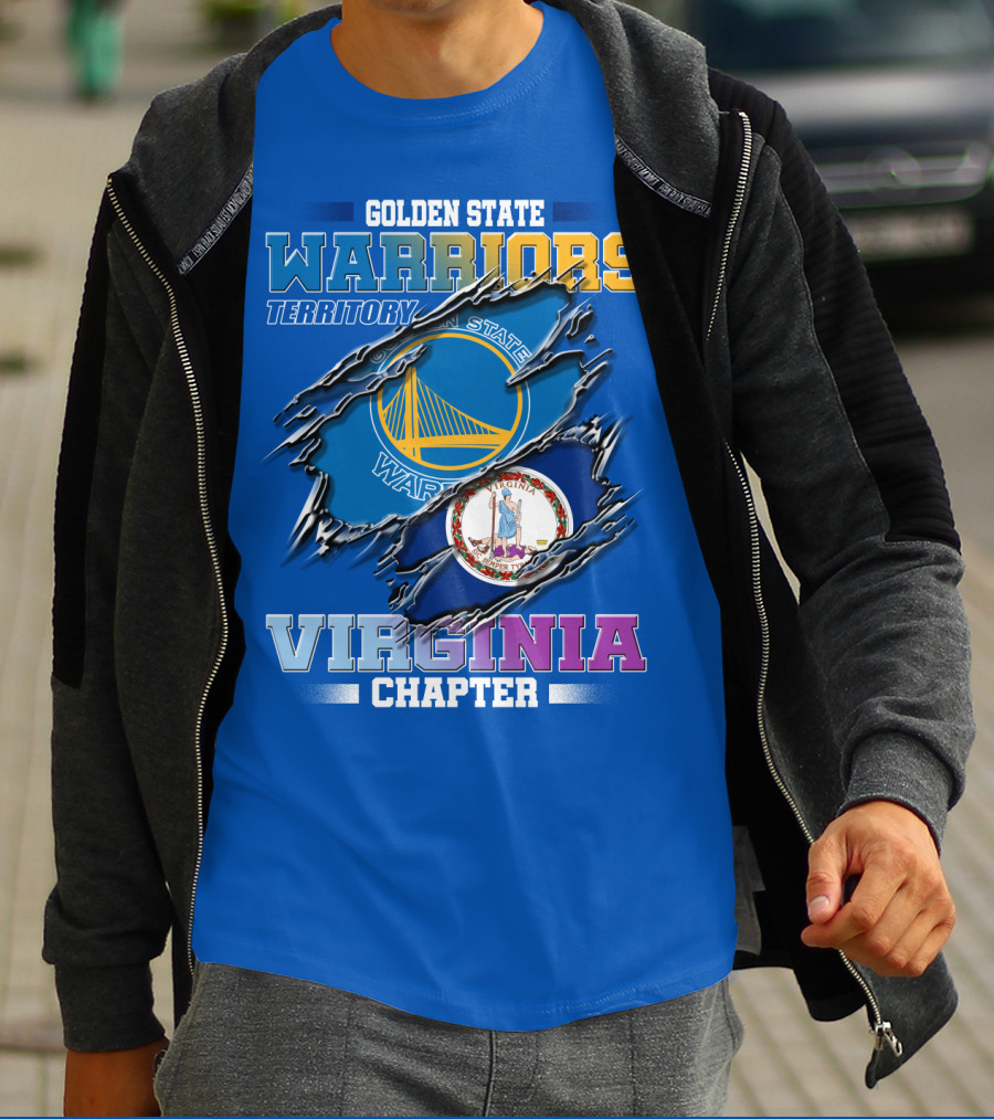 Golden State Warriors Territory Virginia Chapter T-Shirt