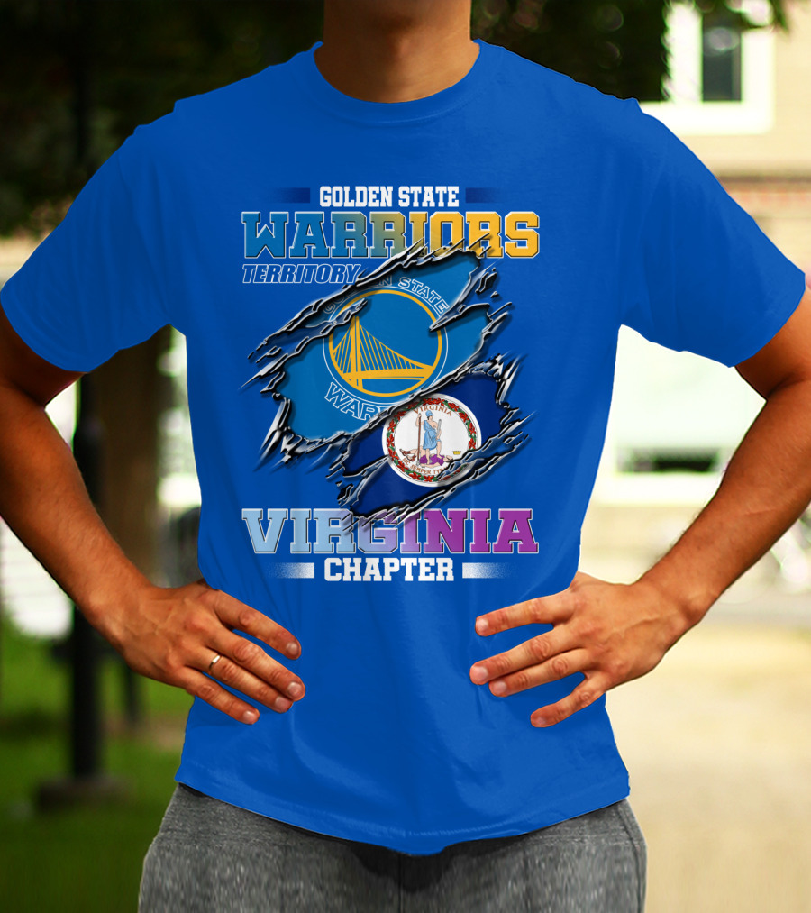 Golden State Warriors Territory Virginia Chapter T-Shirt