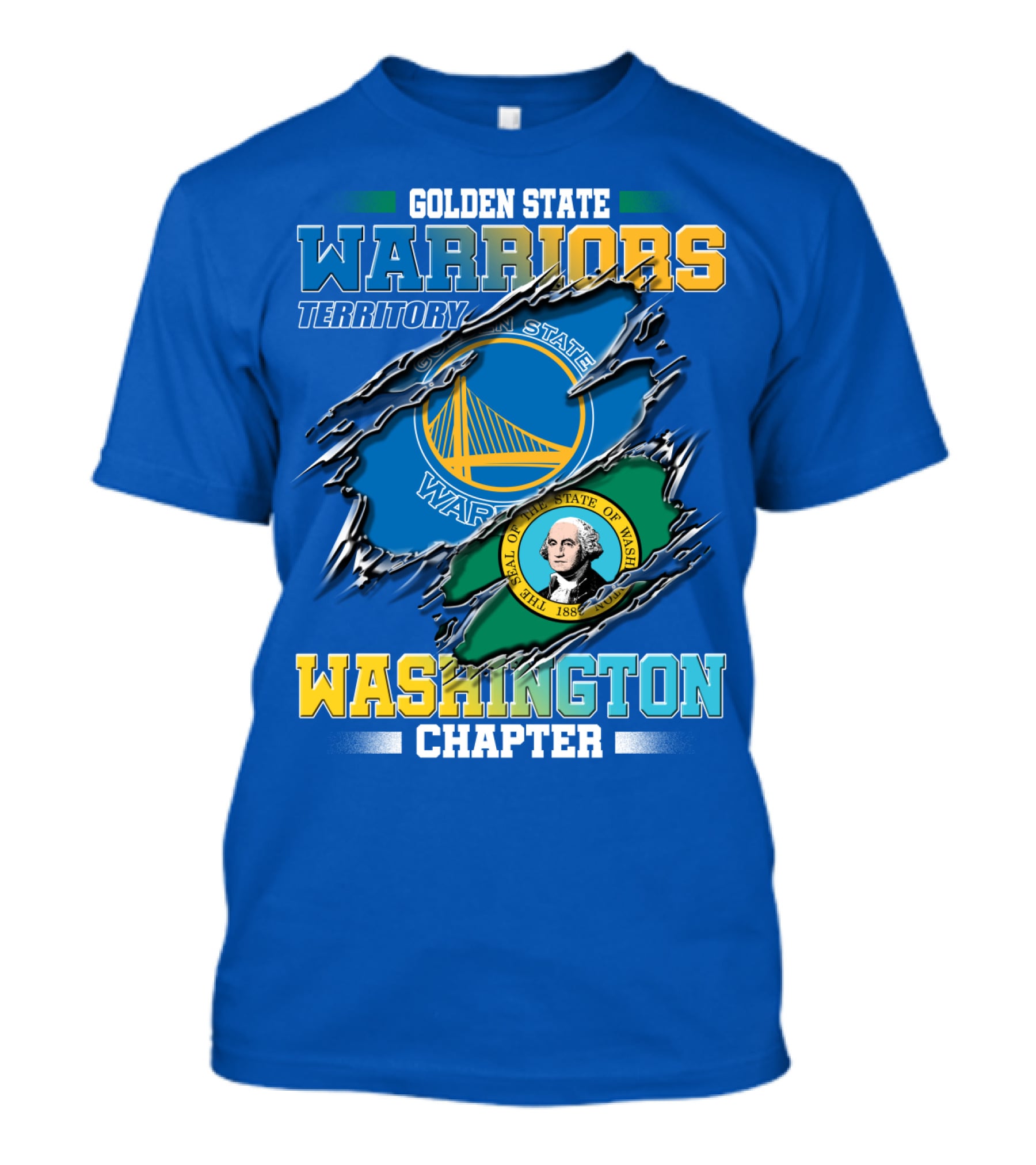 Golden State Warriors Territory Washington Chapter T-Shirt