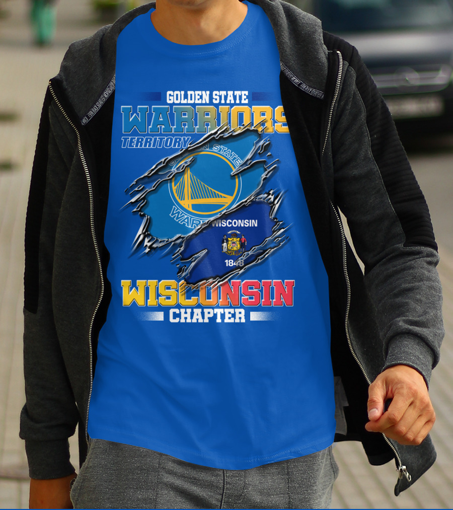 Golden State Warriors Territory Wisconsin Chapter T-Shirt