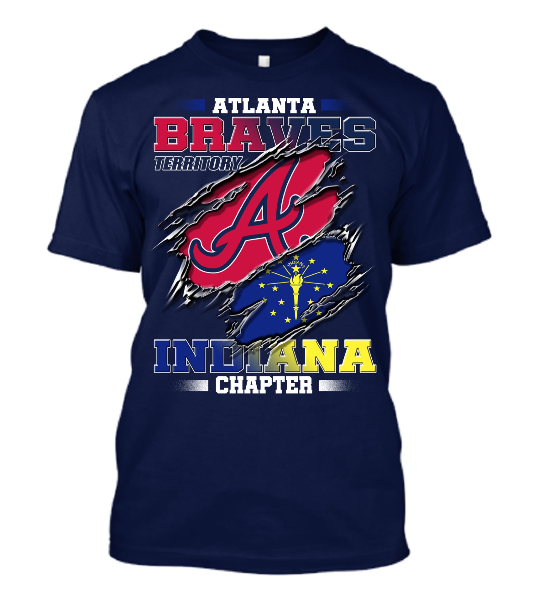 Atlanta Braves Territory Indiana Chapter T-Shirt