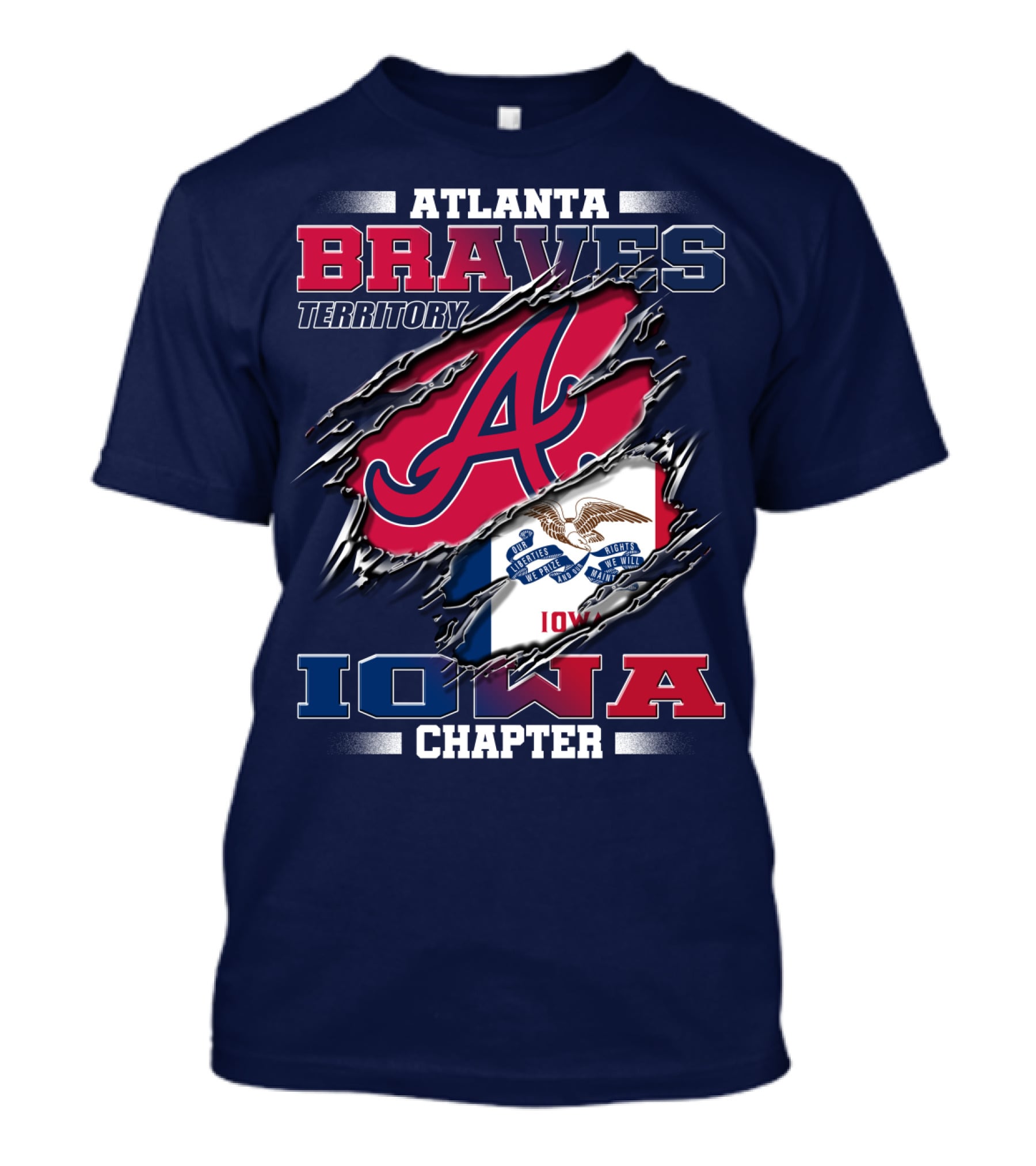 Atlanta Braves Territory Iowa Chapter T-Shirt