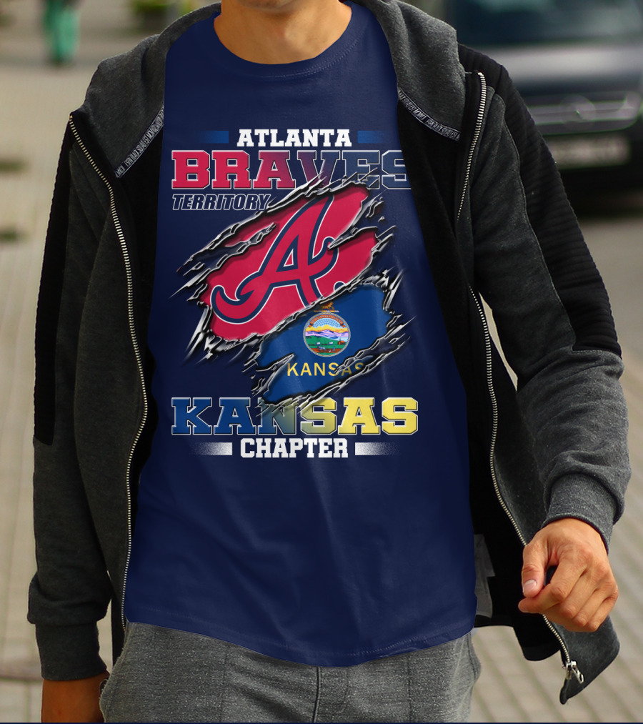 Atlanta Braves Territory Kansas Chapter T-Shirt