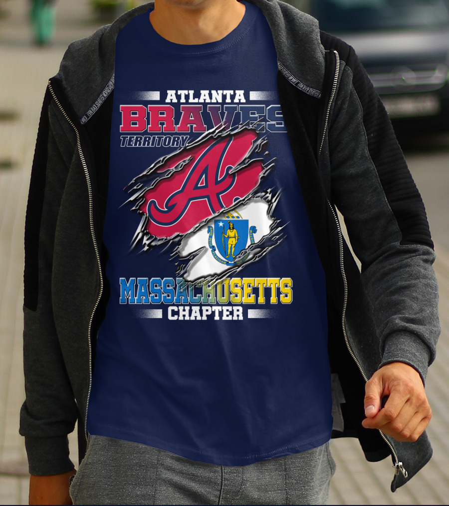 Atlanta Braves Territory Massachusetts Chapter T-Shirt