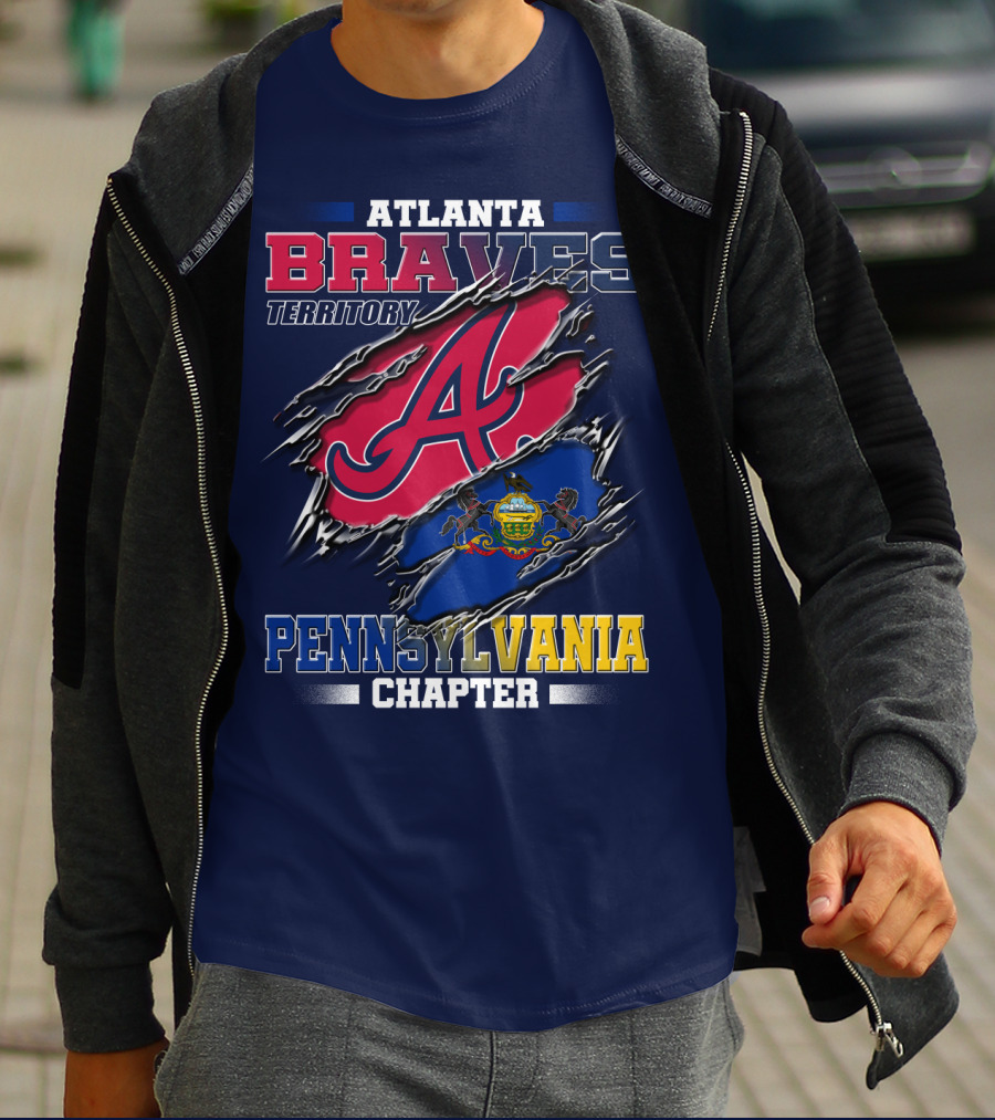 Atlanta Braves Territory Pennsylvania Chapter T-Shirt