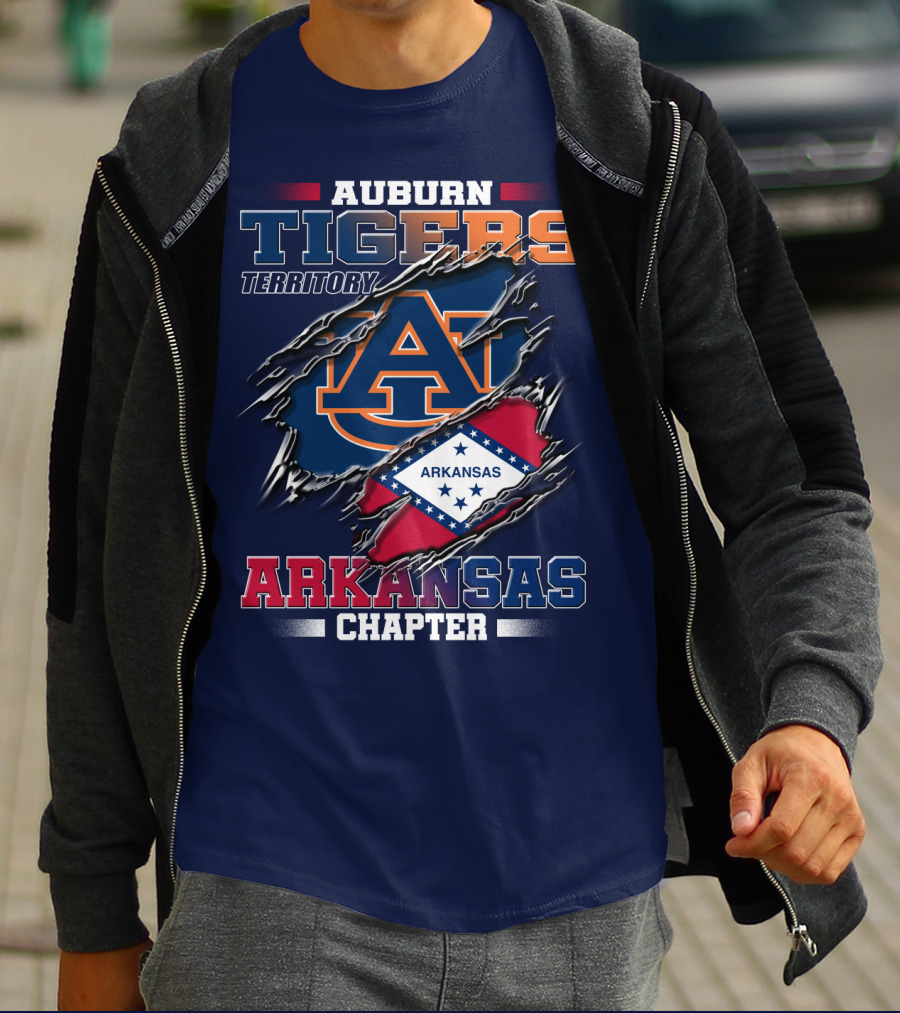 Auburn Tigers Territory Arkansas Chapter T-Shirt
