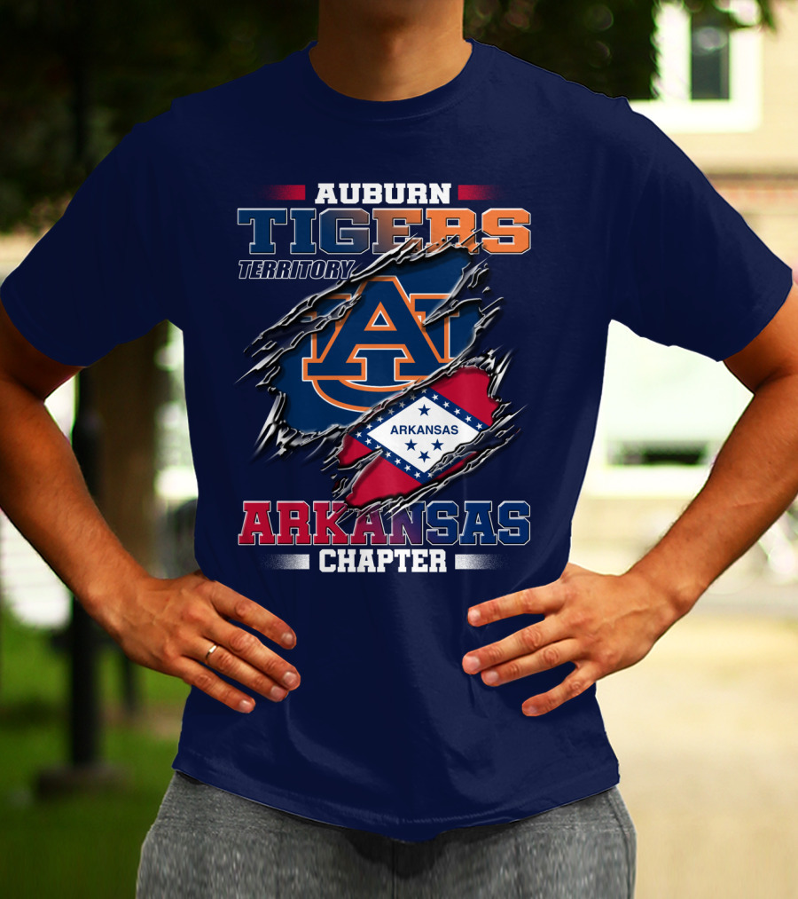 Auburn Tigers Territory Arkansas Chapter T-Shirt