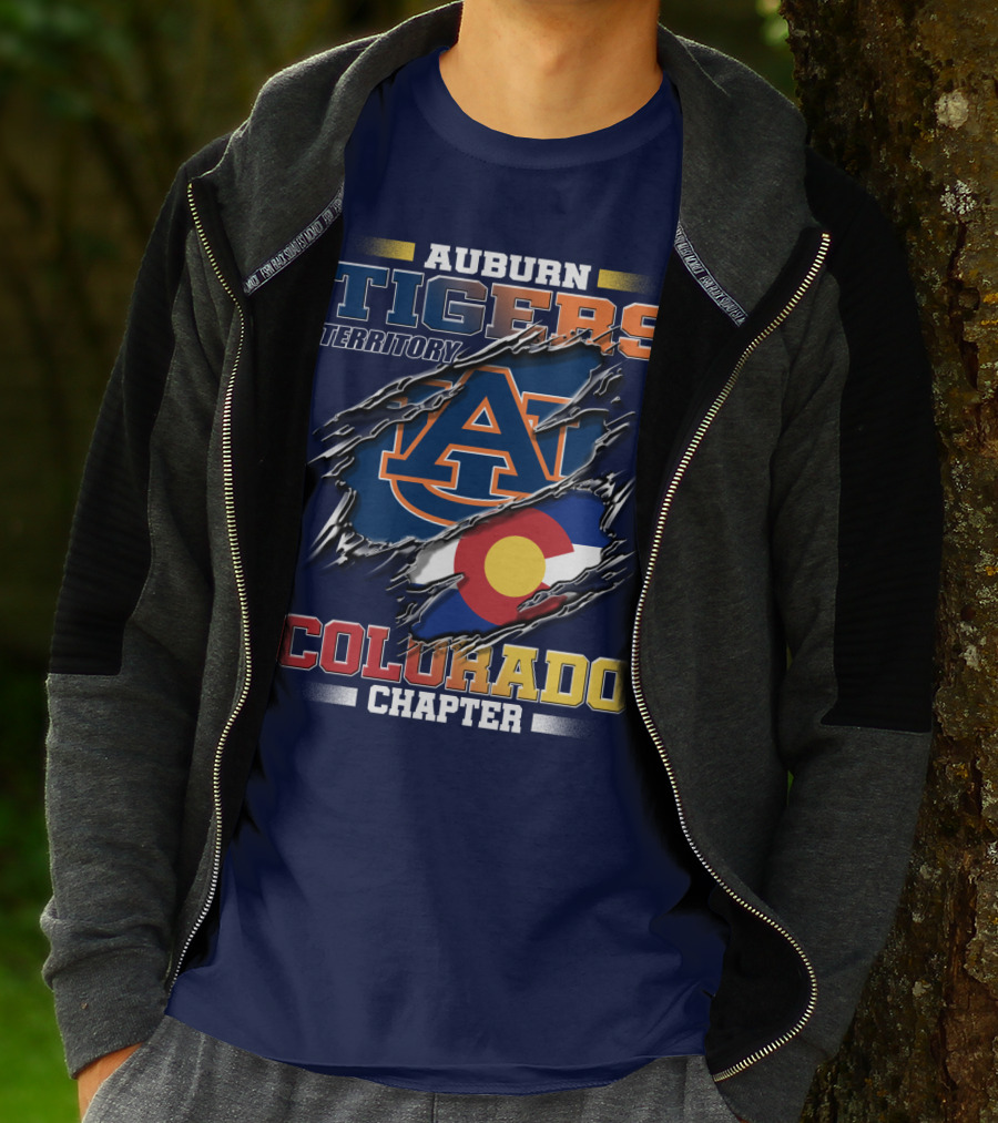 Auburn Tigers Territory Colorado Chapter T-Shirt