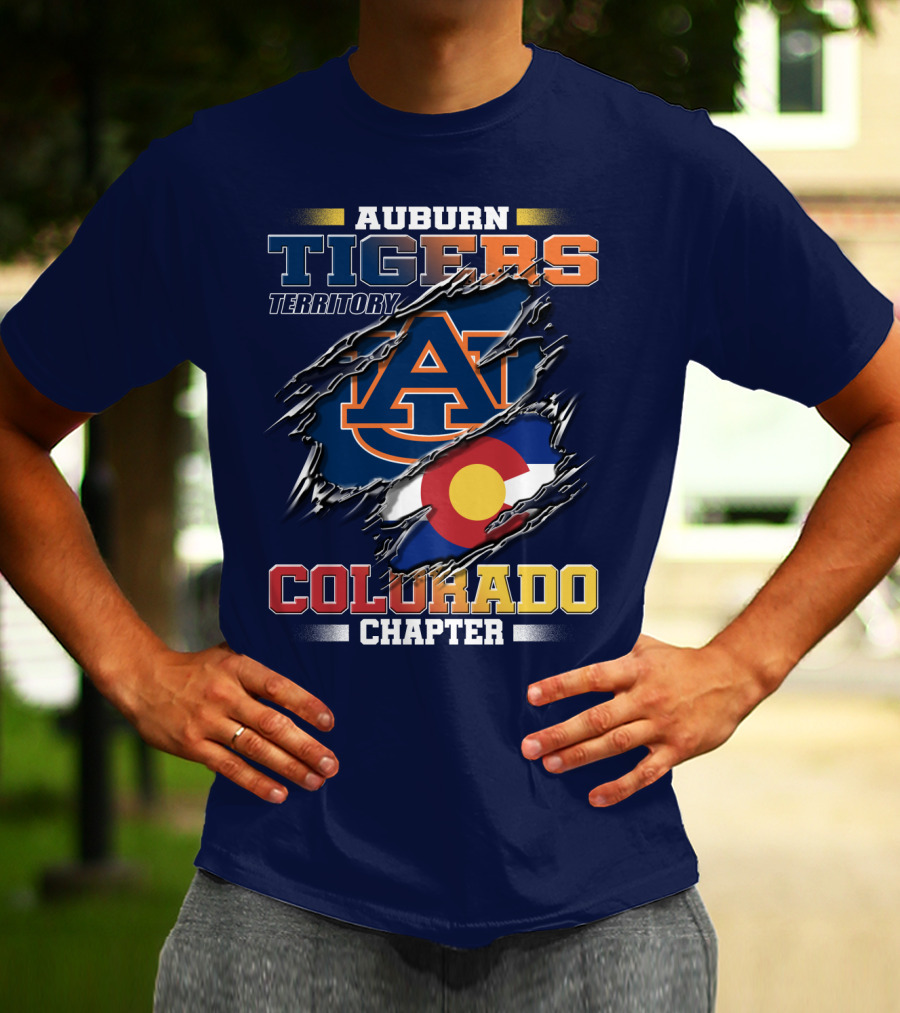 Auburn Tigers Territory Colorado Chapter T-Shirt