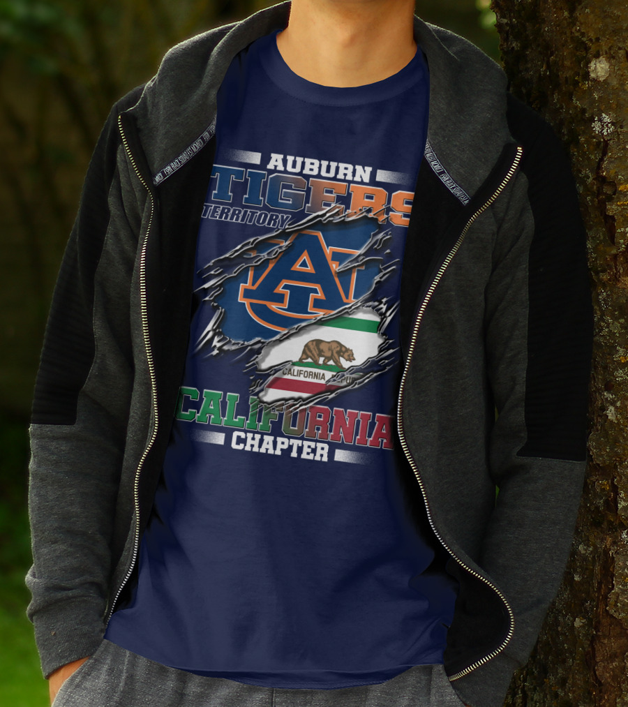 Auburn Tigers Territory California Chapter T-Shirt