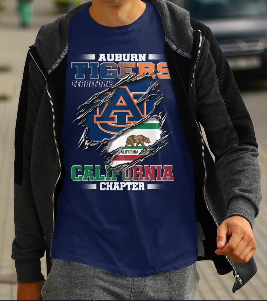 Auburn Tigers Territory California Chapter T-Shirt