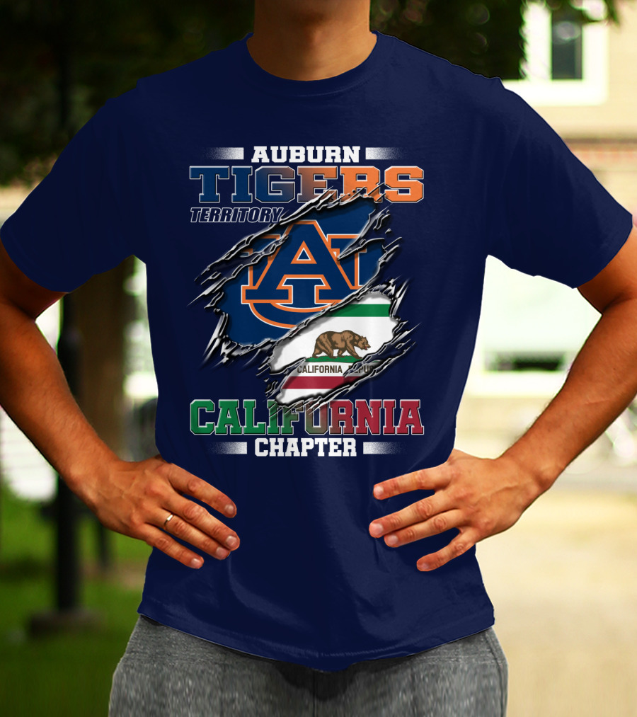 Auburn Tigers Territory California Chapter T-Shirt