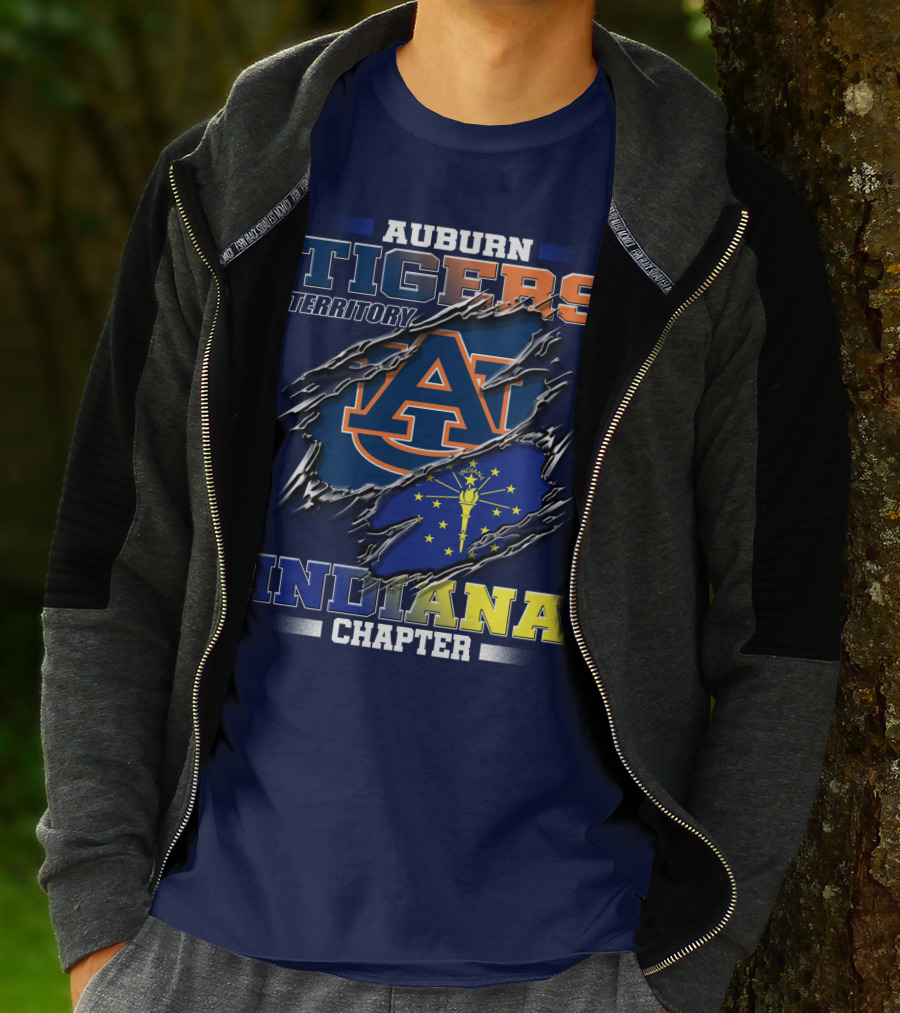 Auburn Tigers Territory Indiana Chapter T-Shirt