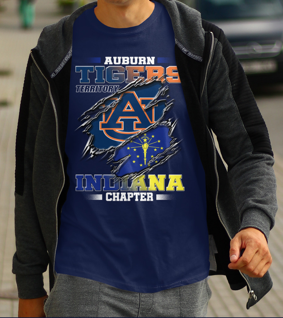 Auburn Tigers Territory Indiana Chapter T-Shirt