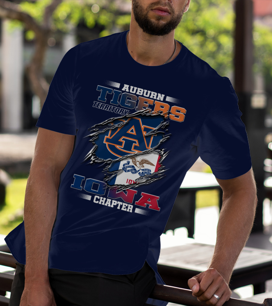 Auburn Tigers Territory Iowa Chapter T-Shirt