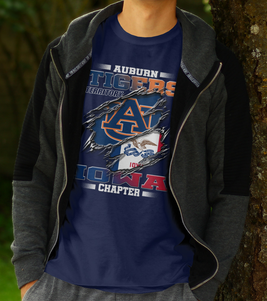 Auburn Tigers Territory Iowa Chapter T-Shirt