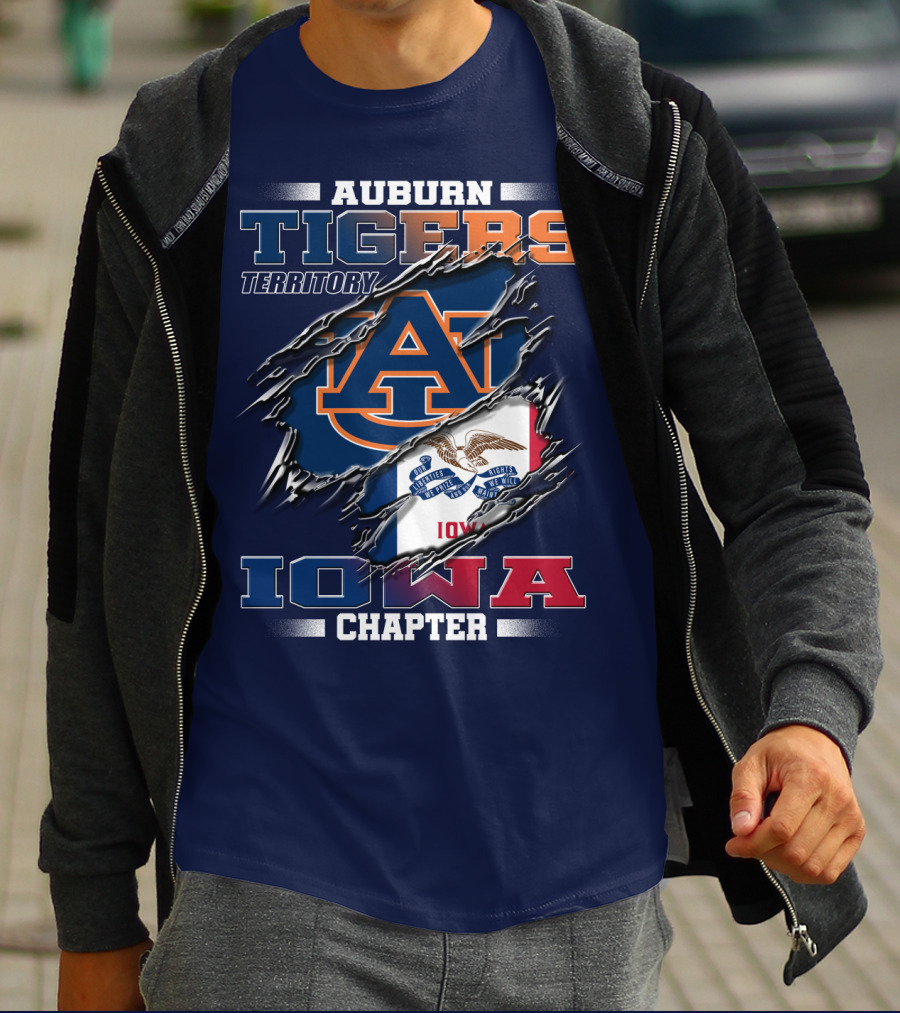 Auburn Tigers Territory Iowa Chapter T-Shirt