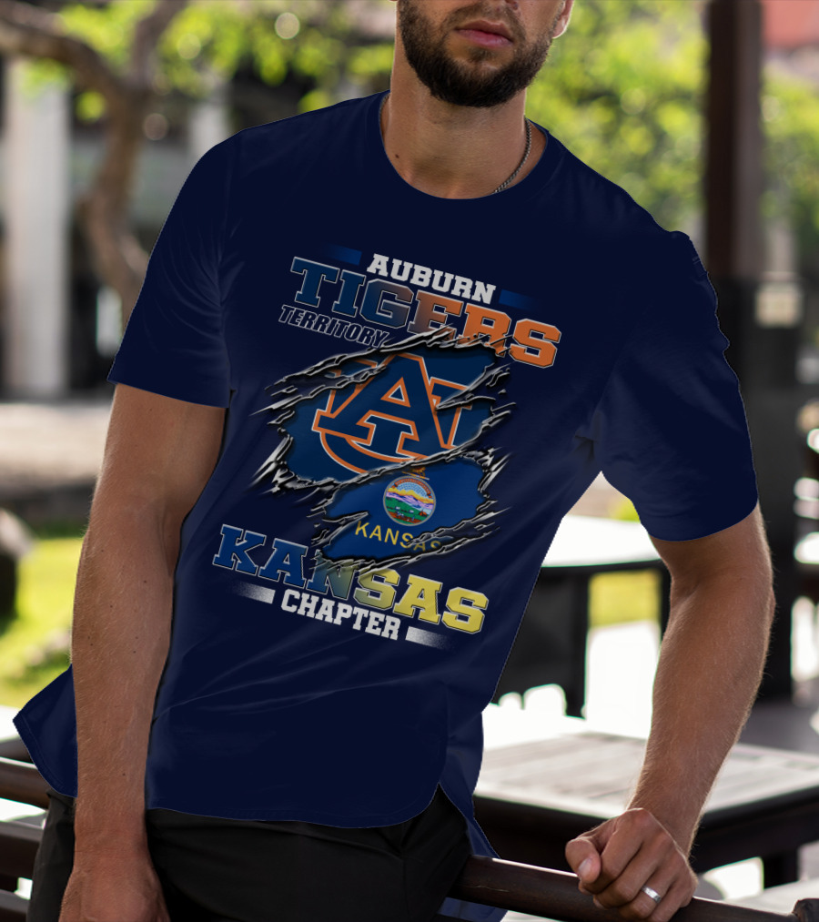 Auburn Tigers Territory Kansas Chapter T-Shirt