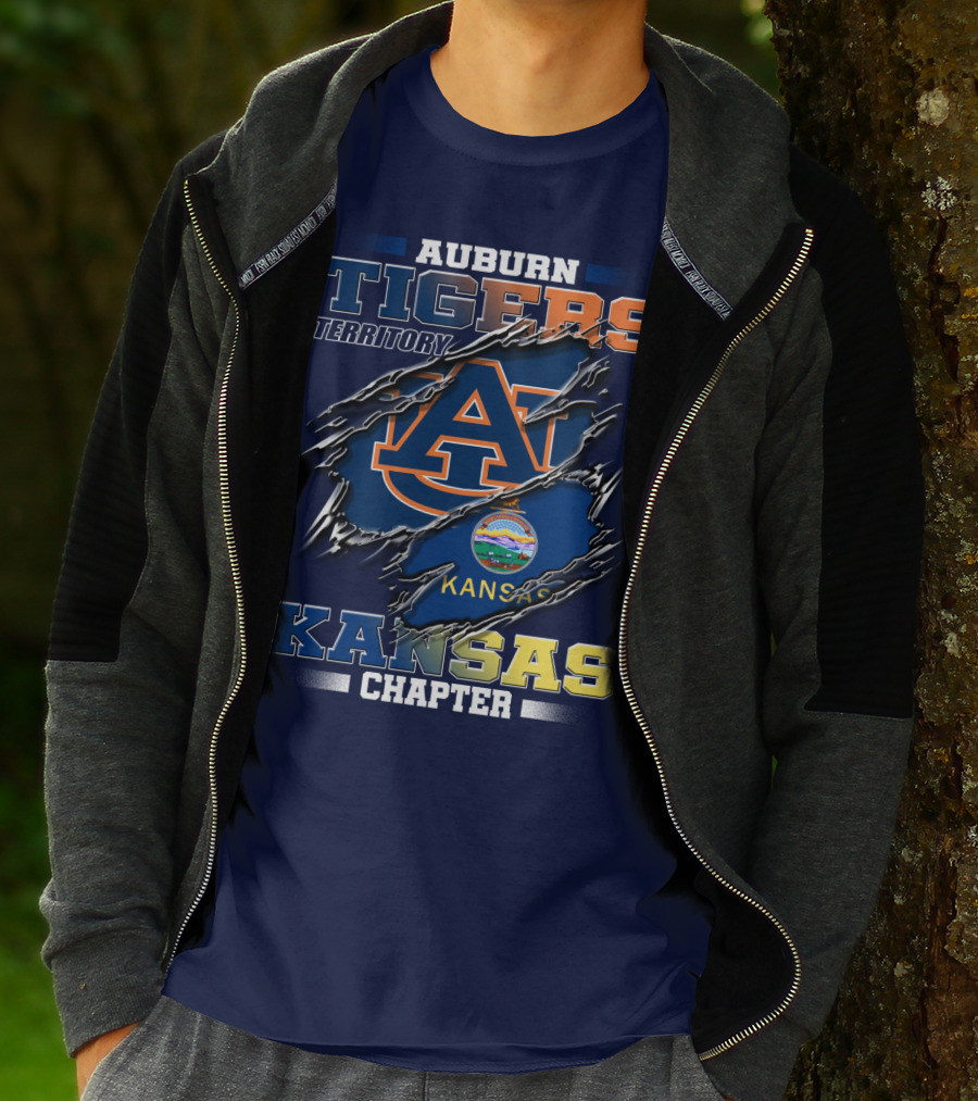 Auburn Tigers Territory Kansas Chapter T-Shirt