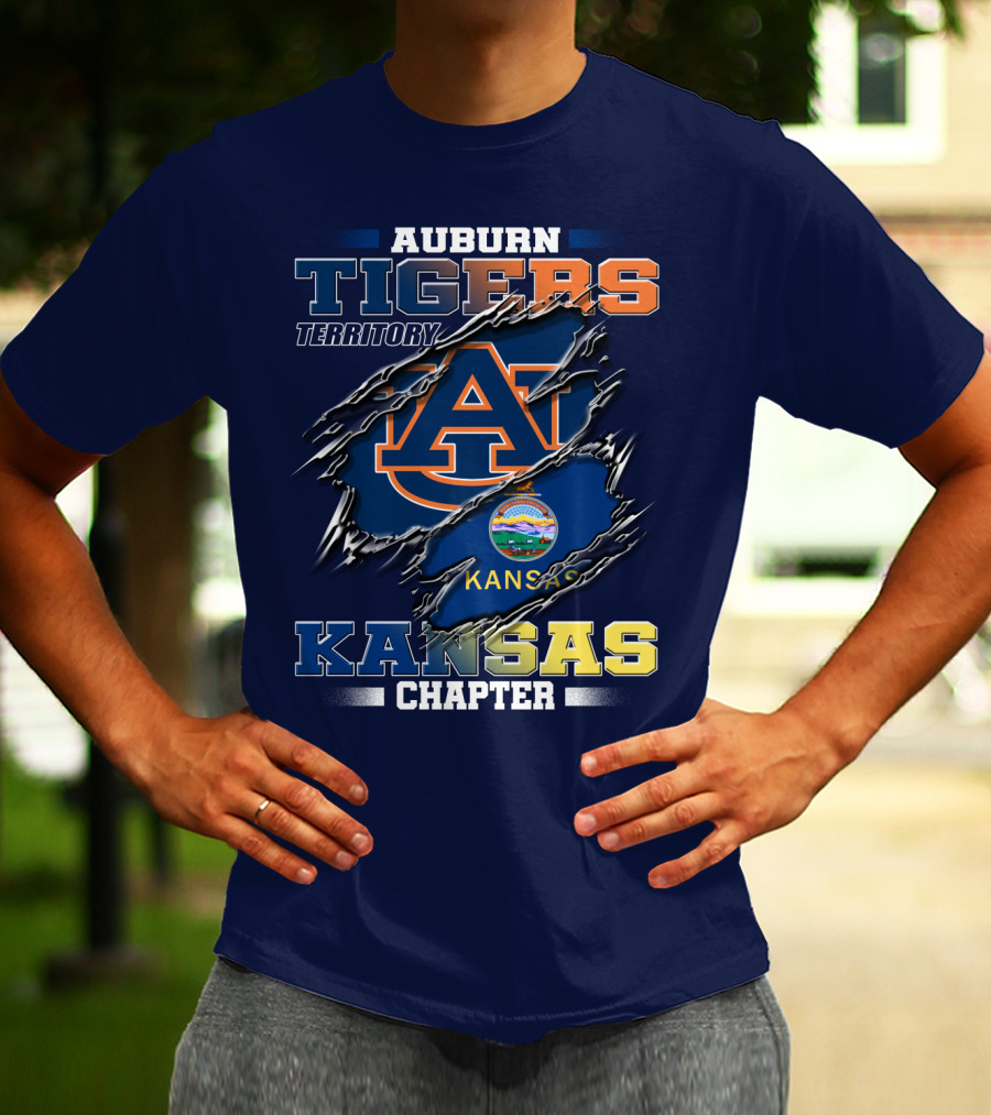 Auburn Tigers Territory Kansas Chapter T-Shirt