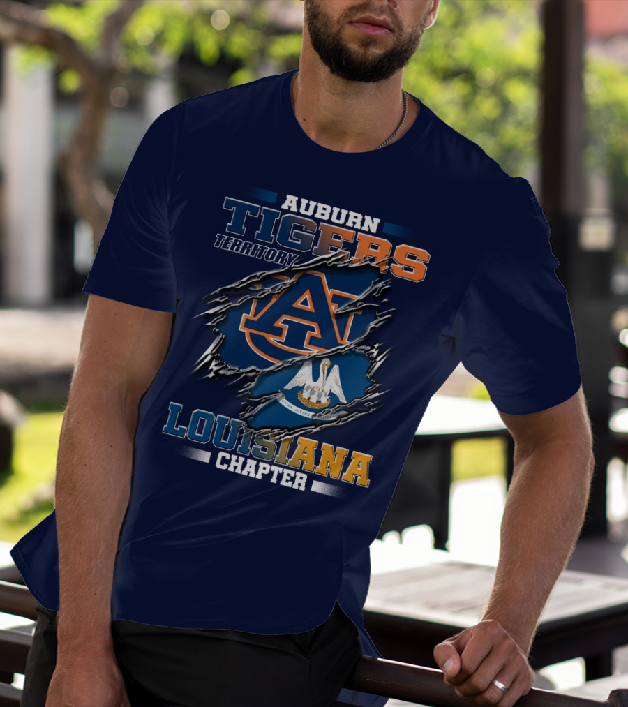 Auburn Tigers Territory Louisiana Chapter T-Shirt