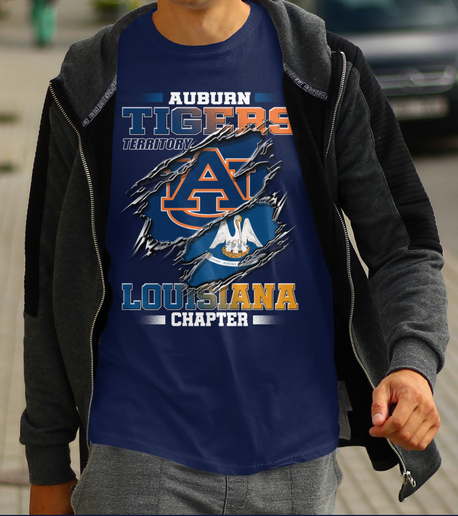 Auburn Tigers Territory Louisiana Chapter T-Shirt