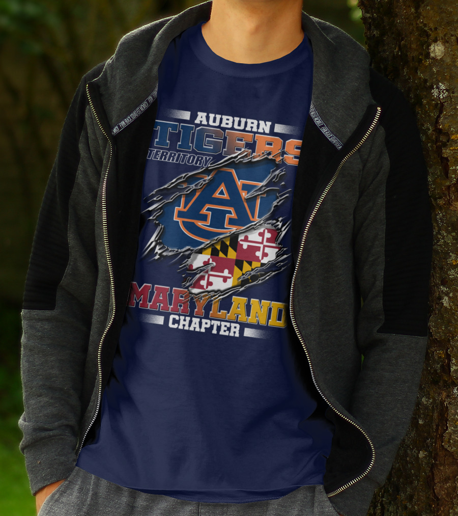 Auburn Tigers Territory Maryland Chapter T-Shirt