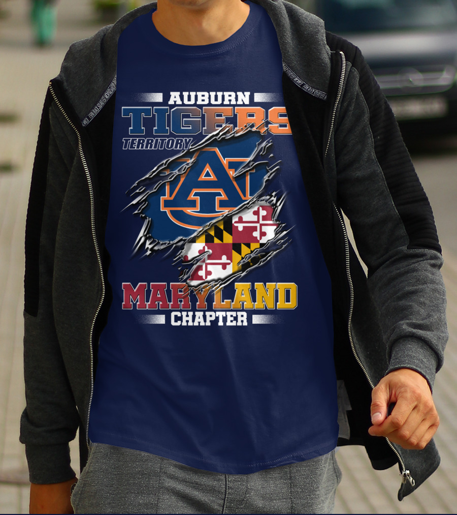 Auburn Tigers Territory Maryland Chapter T-Shirt