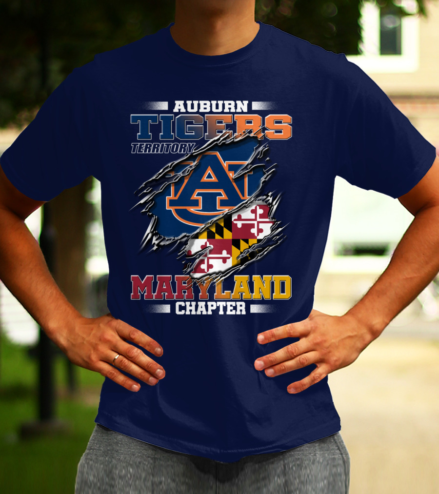 Auburn Tigers Territory Maryland Chapter T-Shirt