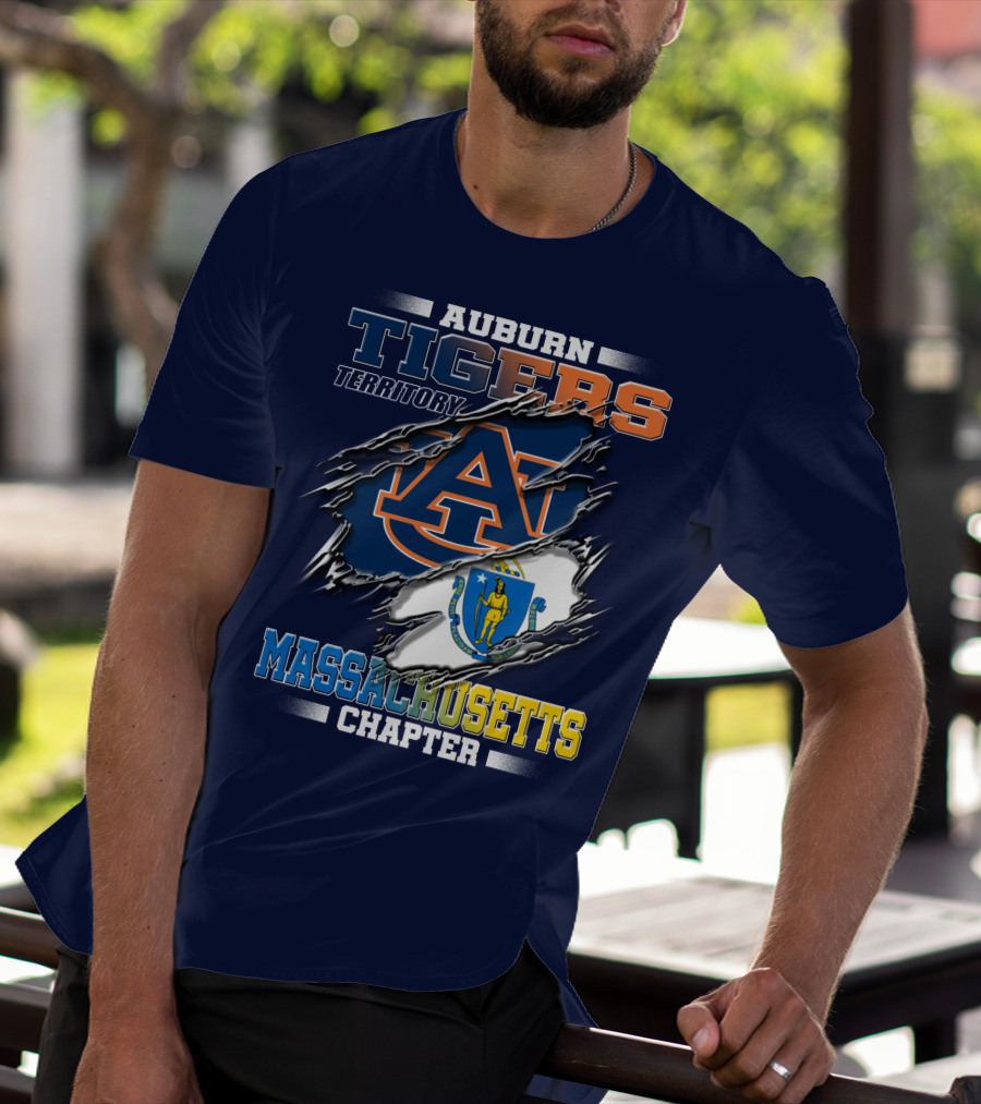 Auburn Tigers Territory Massachusetts Chapter T-Shirt