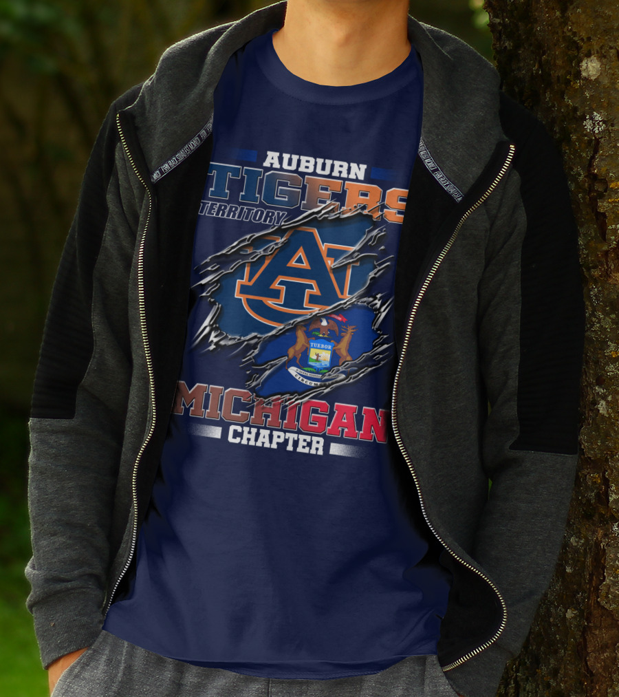 Auburn Tigers Territory Michigan Chapter T-Shirt