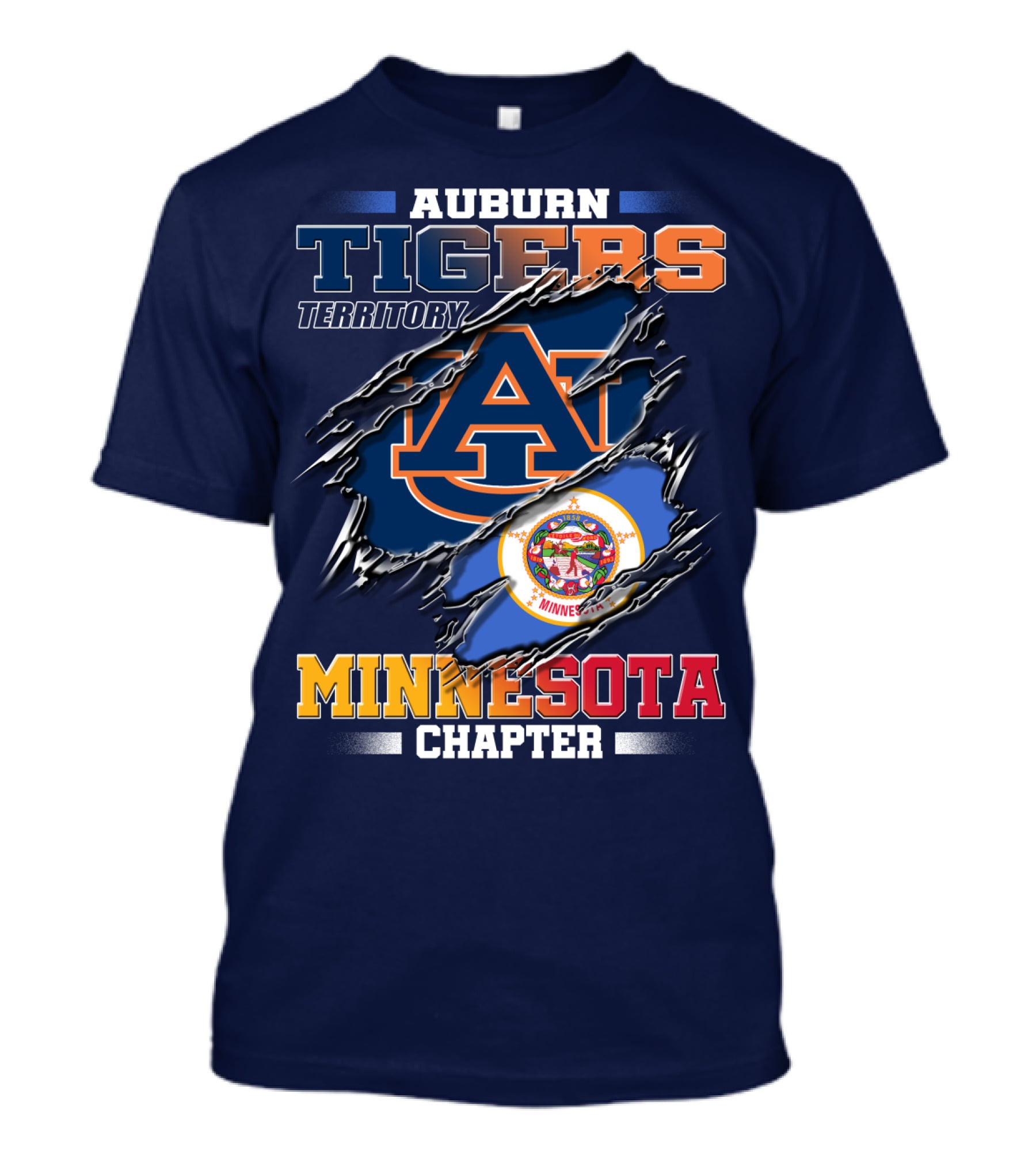 Auburn Tigers Territory Minnesota Chapter T-Shirt