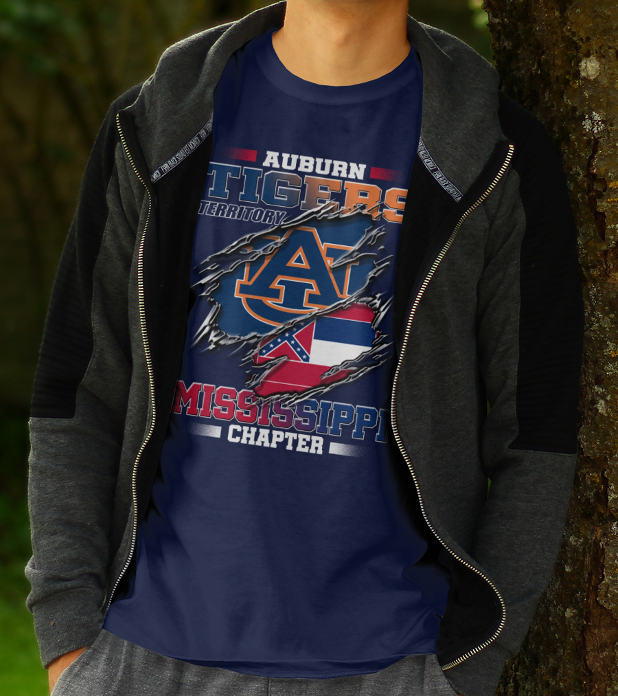 Auburn Tigers Territory Mississippi Chapter T-Shirt