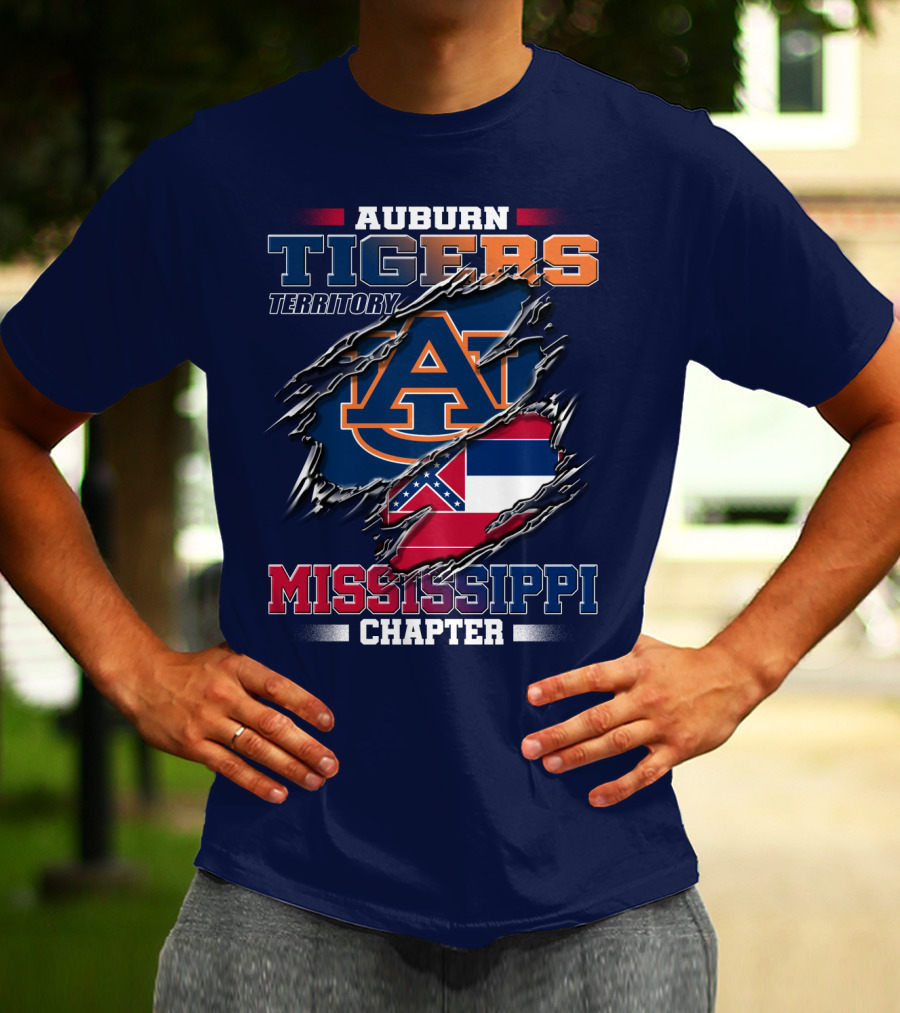 Auburn Tigers Territory Mississippi Chapter T-Shirt