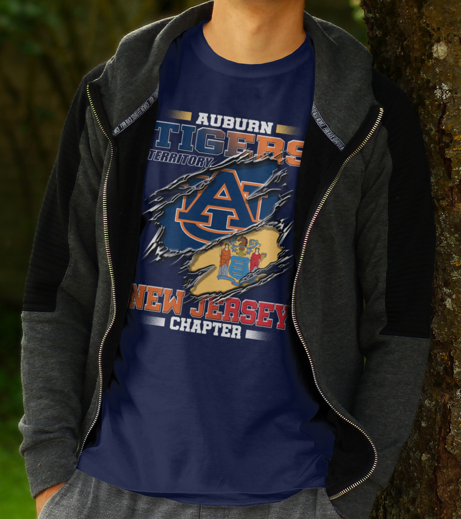 Auburn Tigers Territory New Jersey Chapter T-Shirt