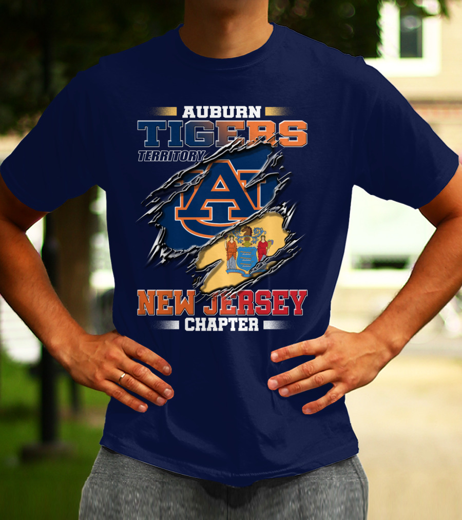 Auburn Tigers Territory New Jersey Chapter T-Shirt
