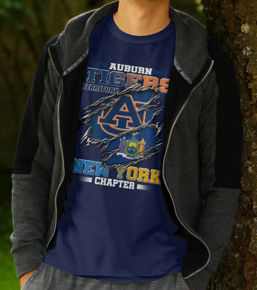 Auburn Tigers Territory New York Chapter T-Shirt