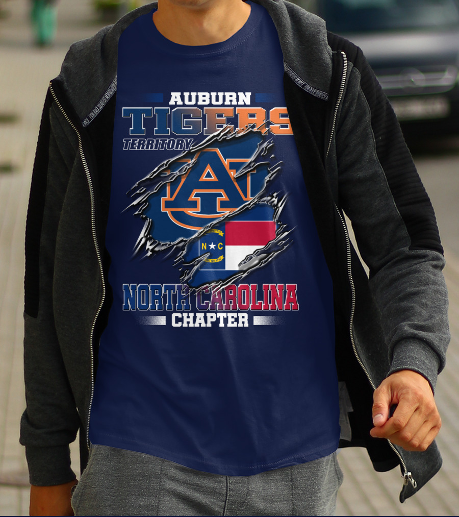 Auburn Tigers Territory North Carolina Chapter T-Shirt