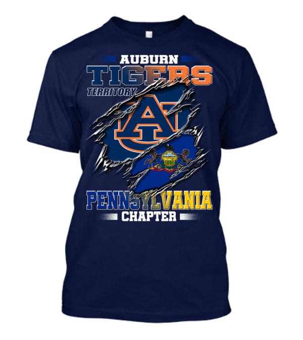Auburn Tigers Territory Pennsylvania Chapter T-Shirt