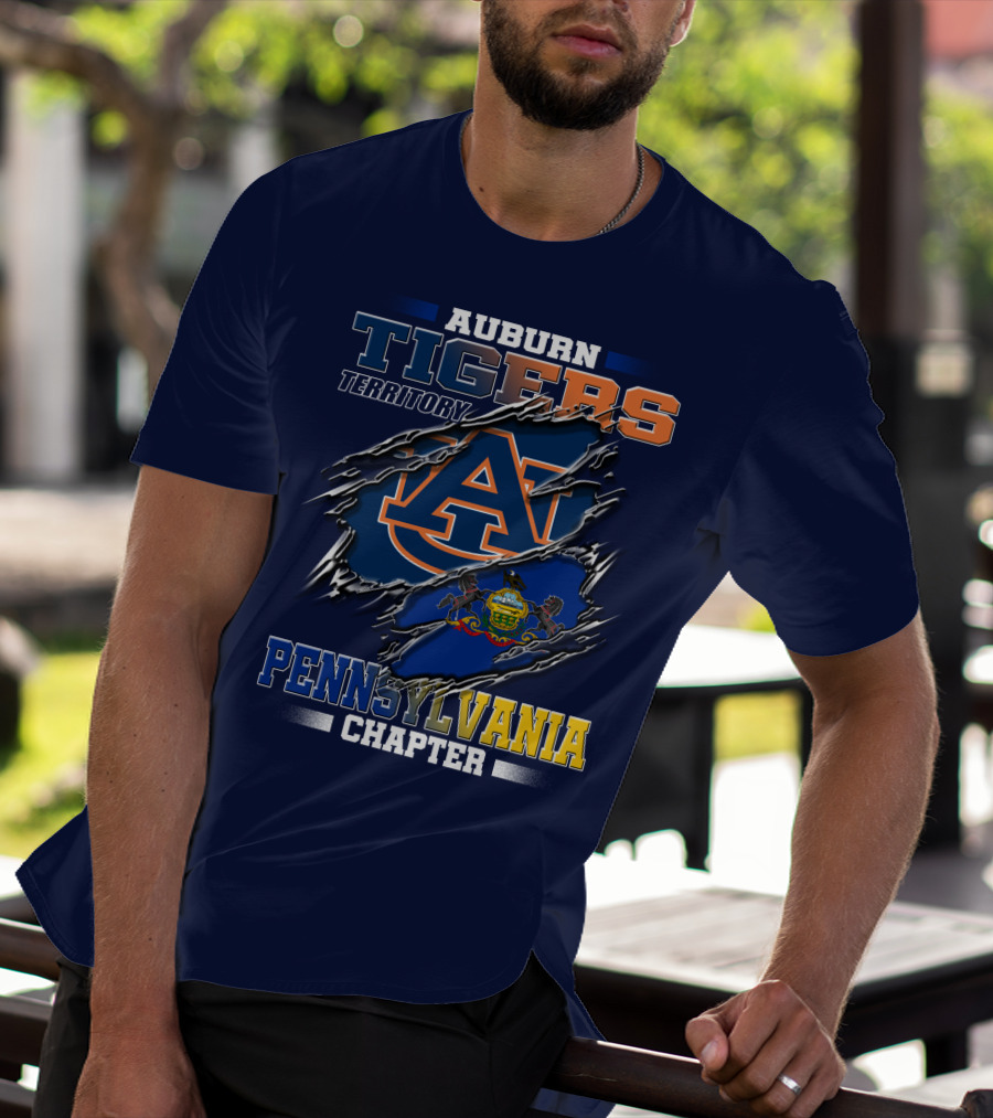 Auburn Tigers Territory Pennsylvania Chapter T-Shirt
