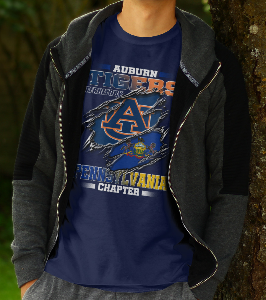 Auburn Tigers Territory Pennsylvania Chapter T-Shirt