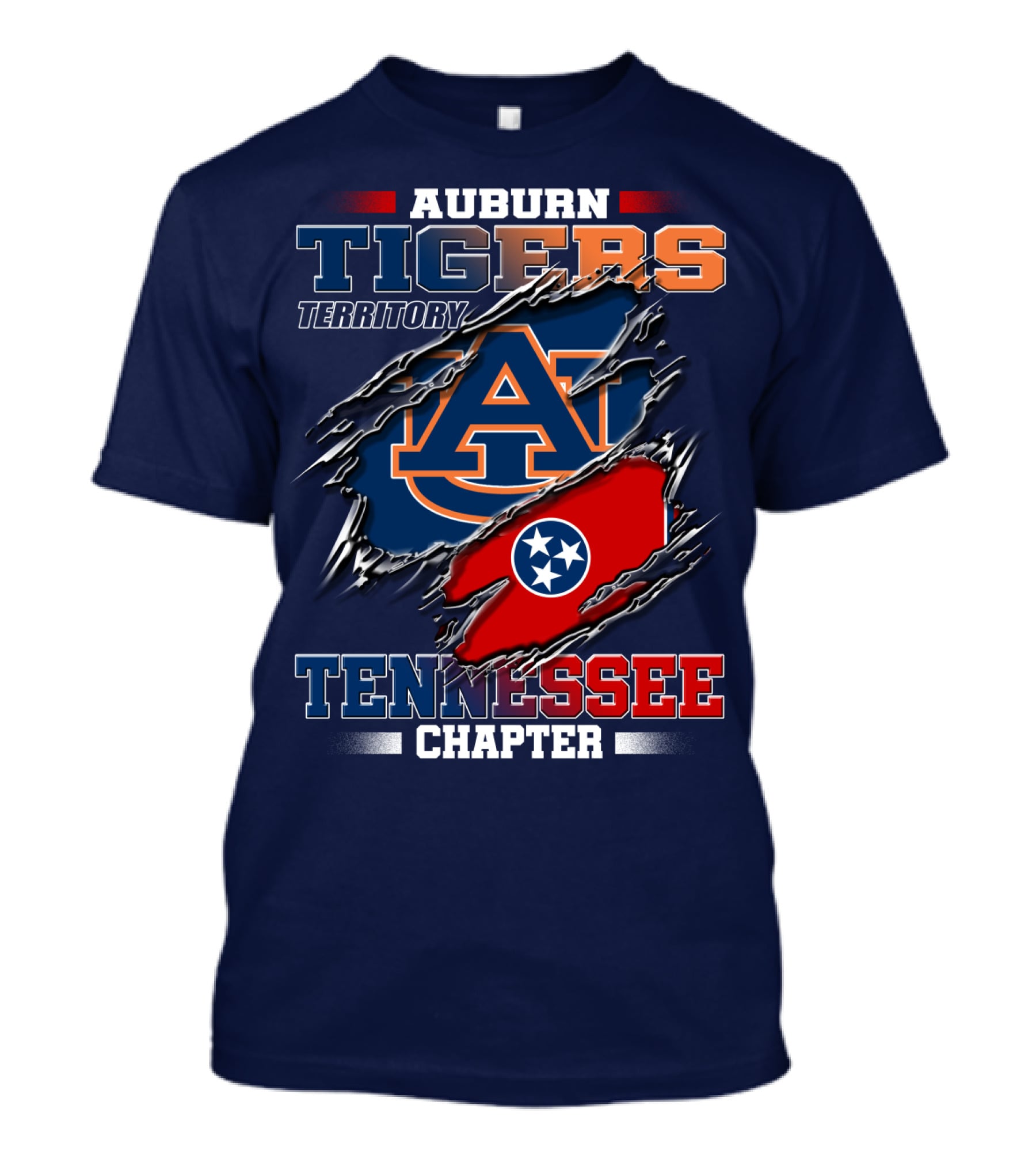 Auburn Tigers Territory Tennessee Chapter T-Shirt