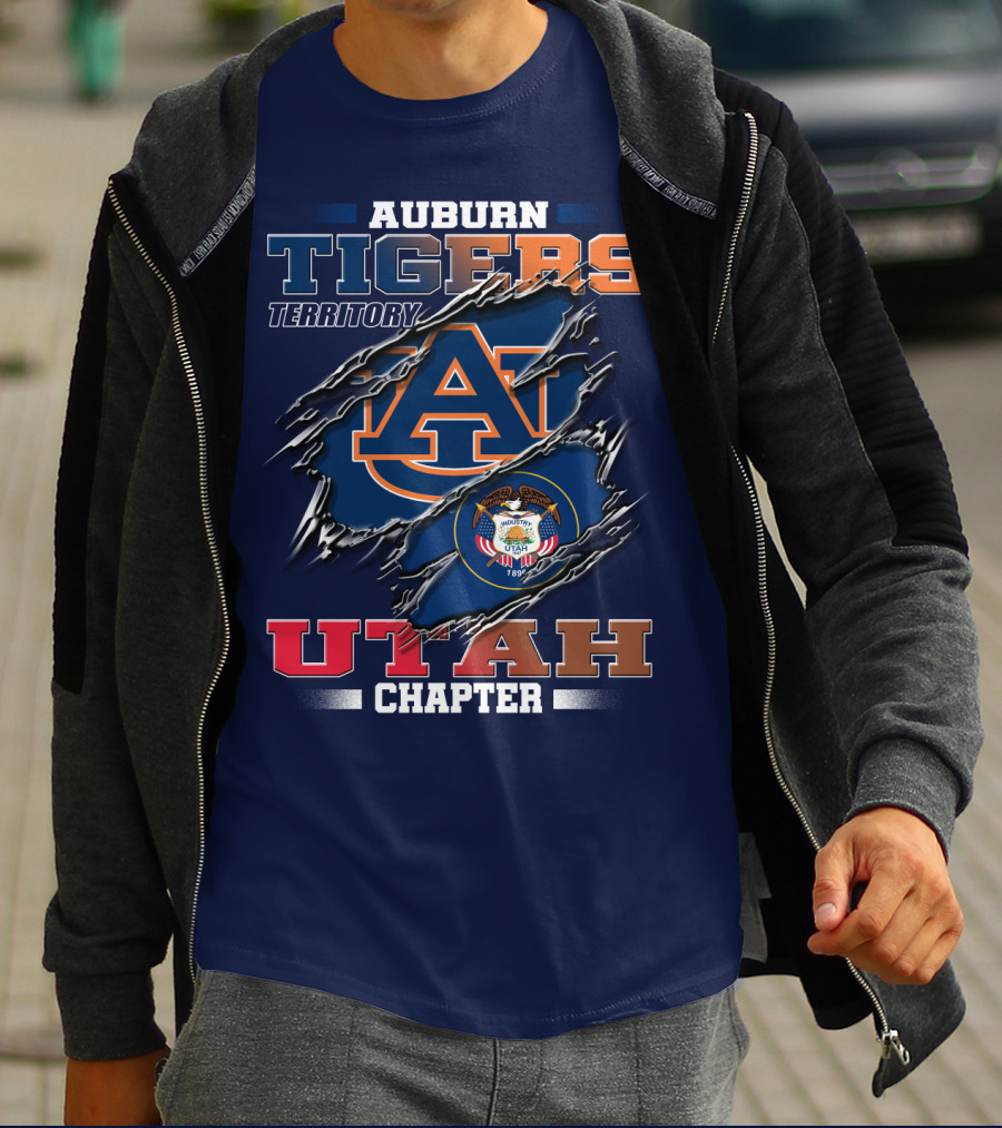 Auburn Tigers Territory Utah Chapter T-Shirt
