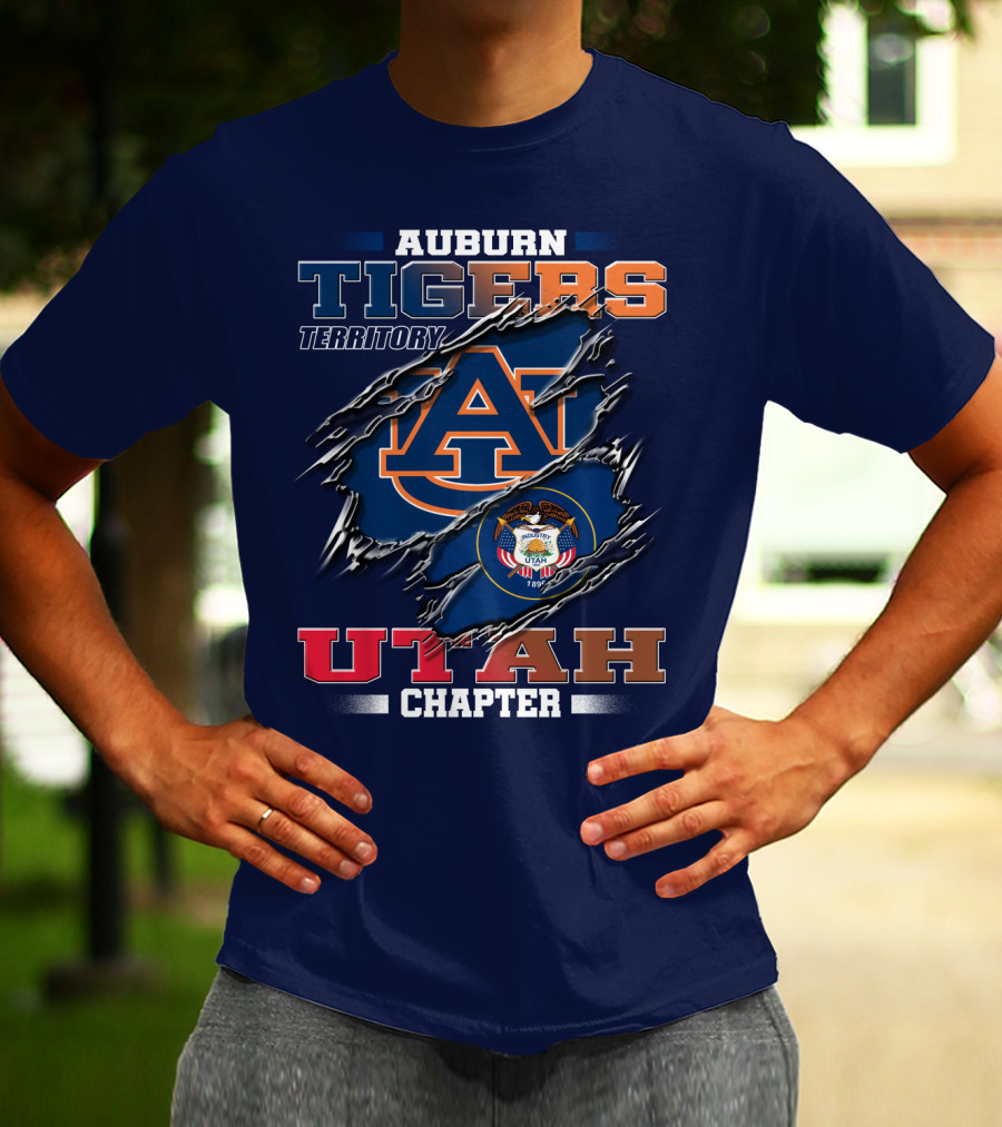 Auburn Tigers Territory Utah Chapter T-Shirt